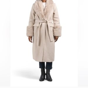 House of Harlow 1960 Cream Teddy Jacket